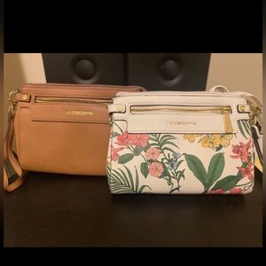 Liz Claiborne Tan and Floral Wristlets